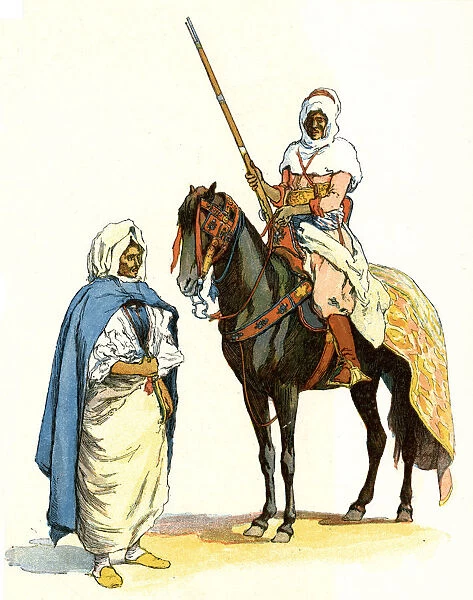 Tunisian Cavalry - foot and mounted