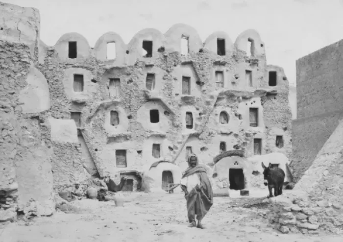 Framed Print : Tunisian Houses