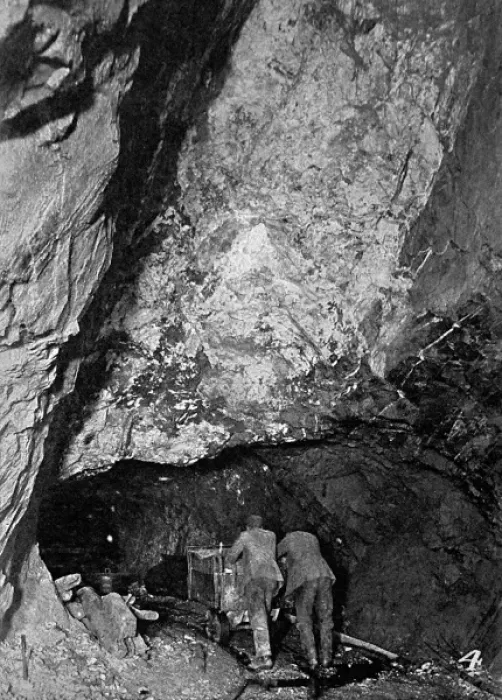 Framed Print : Tunnel in St. Davids Mine, Wales, 1911 Framed Print : Tunnel in St. Davids Mine, Wales, 1911