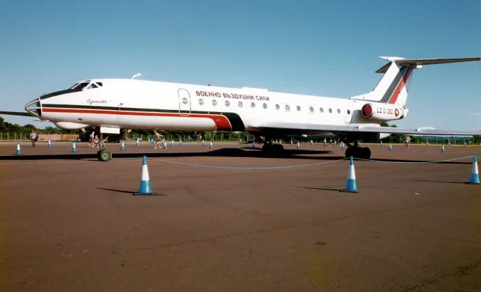 Framed Print : Tupolev Tu-134A LZ D 050 Framed Print : Tupolev Tu-134A LZ D 050