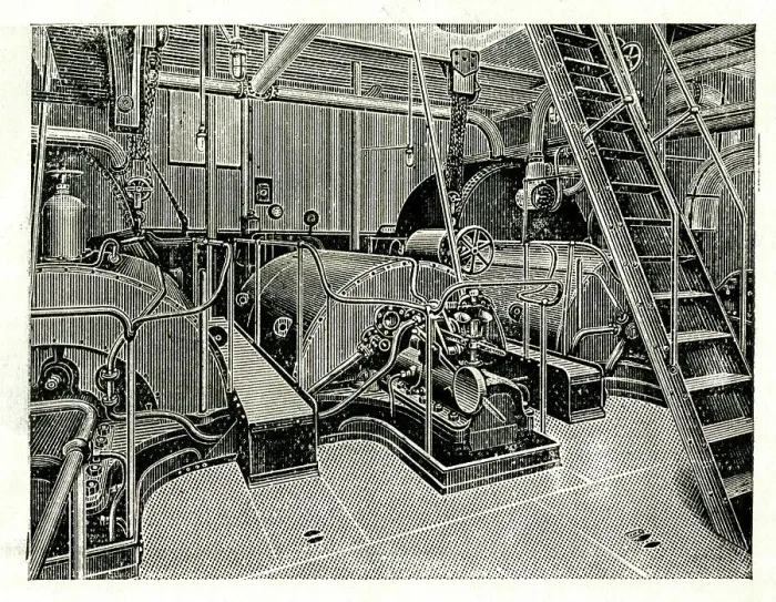 Framed Print : Turbines as fixed on board ship Framed Print : Turbines as fixed on board ship
