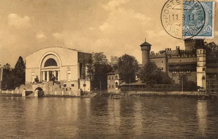 Framed Print : Turin Exposition 1911 - Russian Pavilion and Medieval Castle Framed Print : Turin Exposition 1911 - Russian Pavilion and Medieval Castle