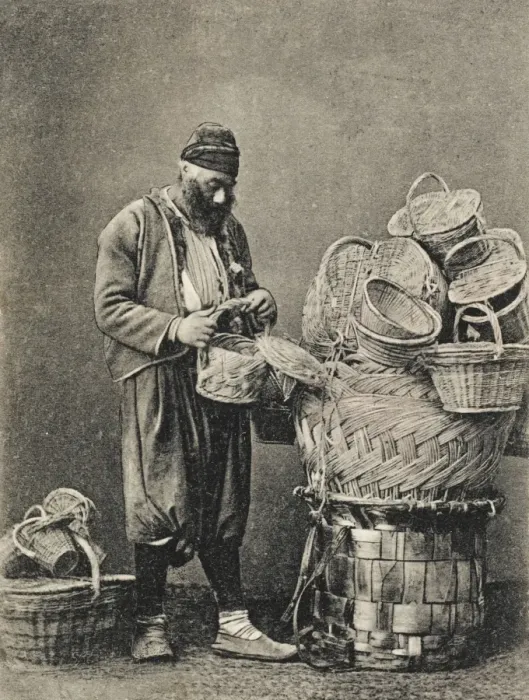 Framed Print : Turkey - Basket Seller Framed Print : Turkey - Basket Seller