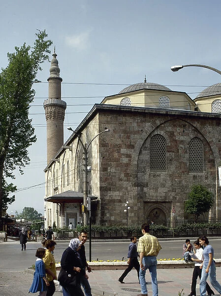 Turkey. Bursa. Ulu Cami or Bursa Grand Mosque. Built in the