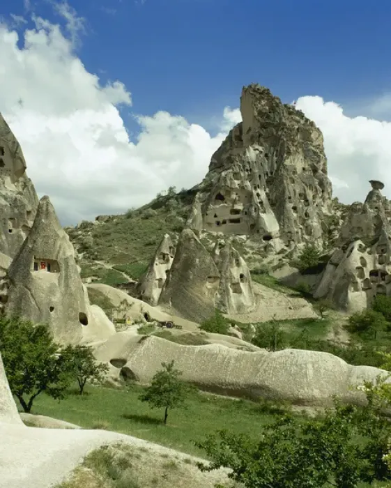 Framed Print : Turkey. Cappadocia. Uchisar. Cave house Framed Print : Turkey. Cappadocia. Uchisar. Cave house