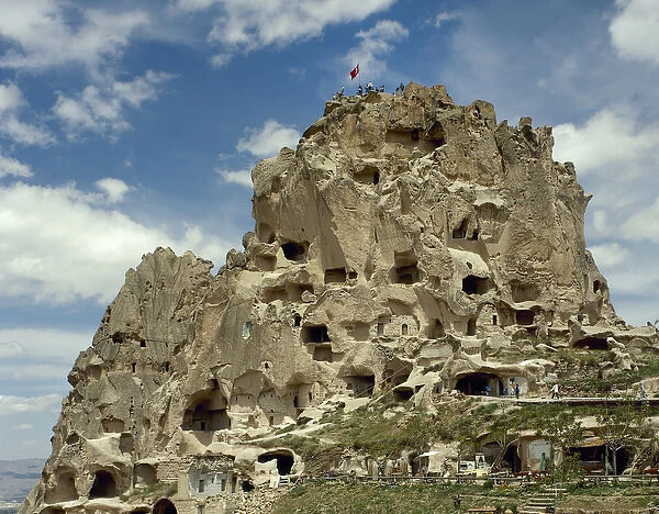 Turkey. Cappadocia. Uchisar. Cave house. Central Anatolia