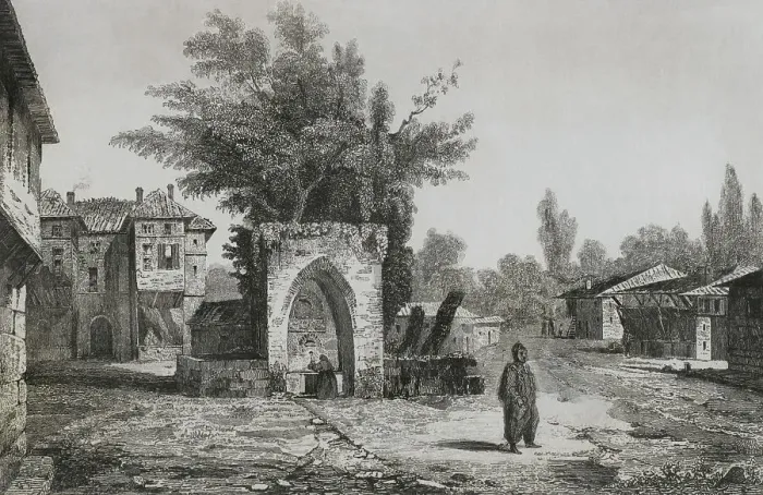 Framed Print : Turkey. Caravanserai of Kuchuk Chemetche Framed Print : Turkey. Caravanserai of Kuchuk Chemetche