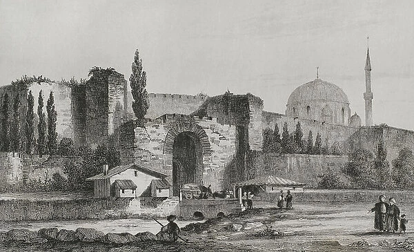 Turkey. Constantinople - The Gate of Charisius