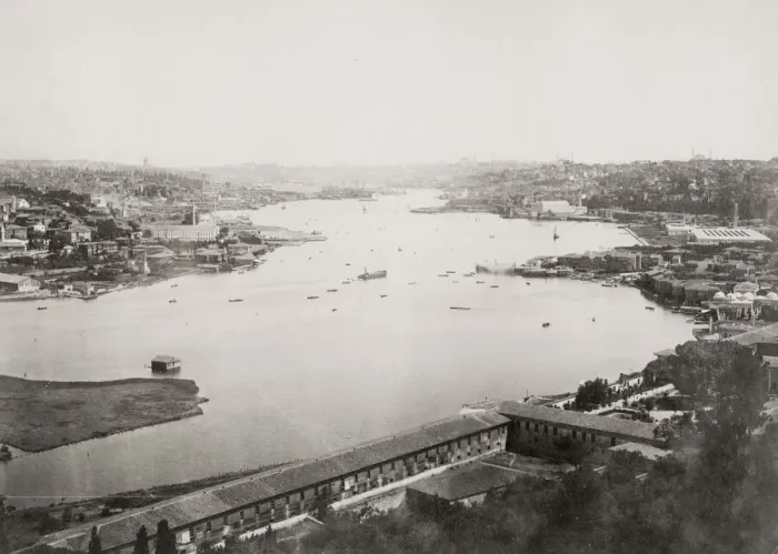 Framed Print : Turkey, Constantinople, Istanbul - Golden Horn Framed Print : Turkey, Constantinople, Istanbul - Golden Horn