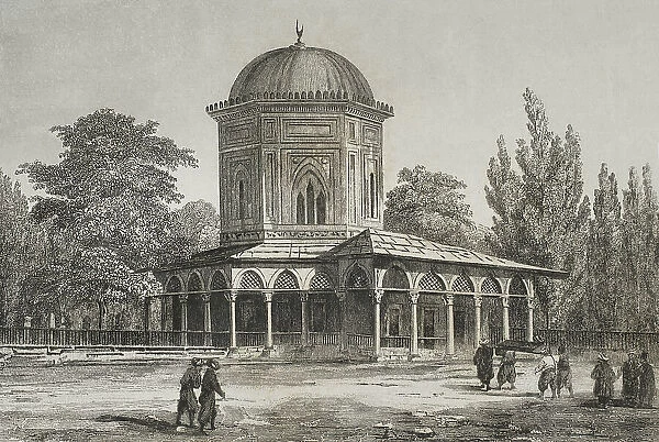 Turkey, Constantinople. Mausoleum of Suleymaniye I