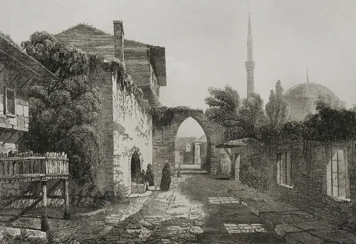Framed Print : Turkey. Constantinople. Old Istanbul Framed Print : Turkey. Constantinople. Old Istanbul