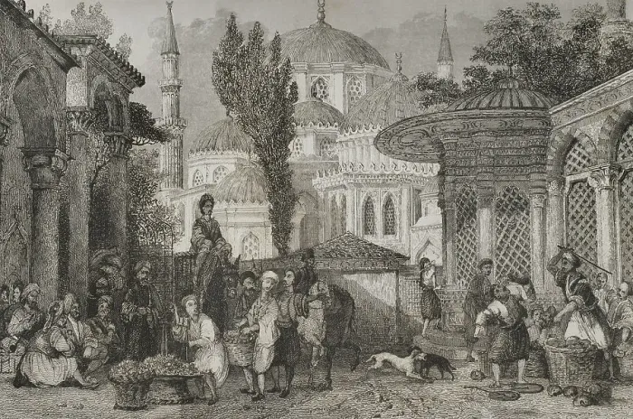 Framed Print : Turkey. Constantinople. The Sehzade Mosque Framed Print : Turkey. Constantinople. The Sehzade Mosque