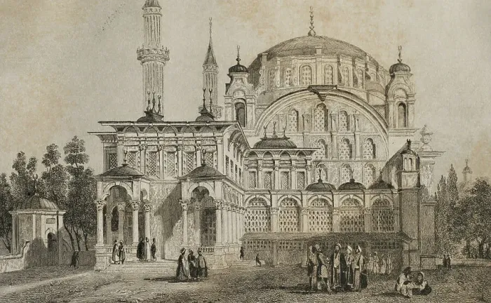 Framed Print : Turkey. Constantinople. Selim I Mosque, 16th century Framed Print : Turkey. Constantinople. Selim I Mosque, 16th century