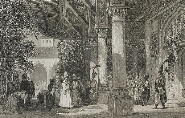 Turkey, Constantinople. Topkapi Palace. Gate of a Seraglio