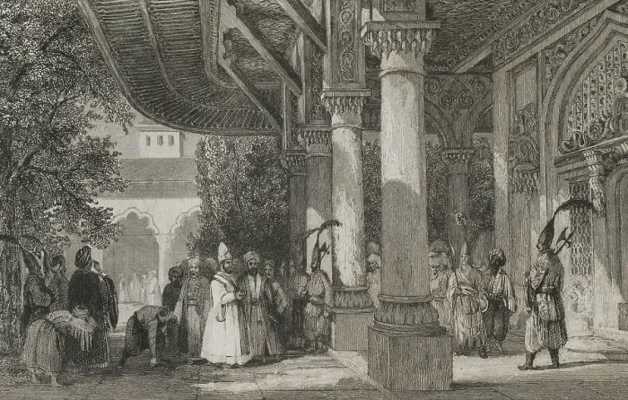 Framed Print : Turkey, Constantinople. Topkapi Palace. Gate of a Seraglio Framed Print : Turkey, Constantinople. Topkapi Palace. Gate of a Seraglio