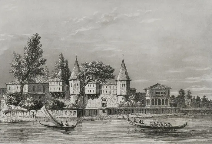 Framed Print : Turkey. Constantinople - Topkapi Palace or Seraglio