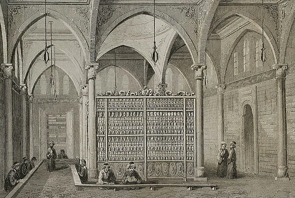 Turkey. Istanbul - Library of Raghib Pasha. Interior