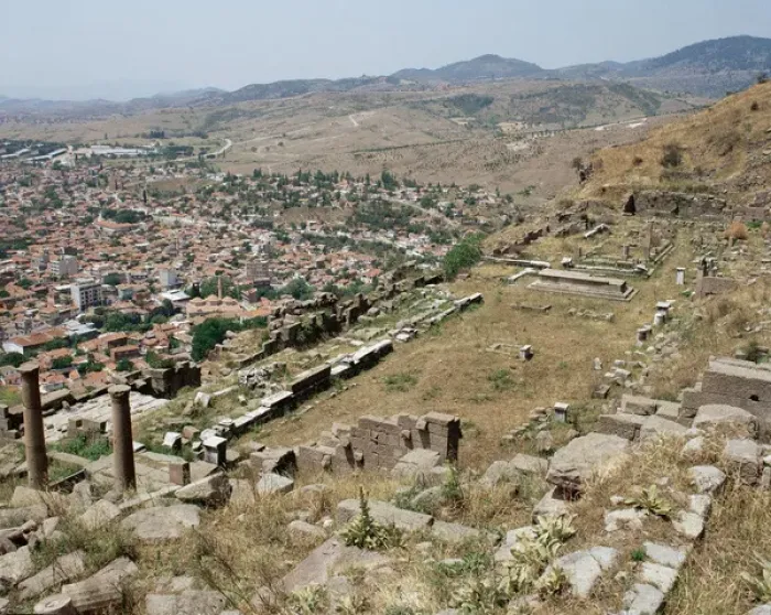 Framed Print : Turkey. Pergamon. City and ruins Framed Print : Turkey. Pergamon. City and ruins