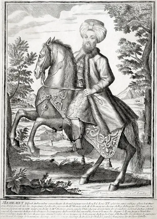 Framed Print : TURKISH AMBASSADOR 1721 Framed Print : TURKISH AMBASSADOR 1721