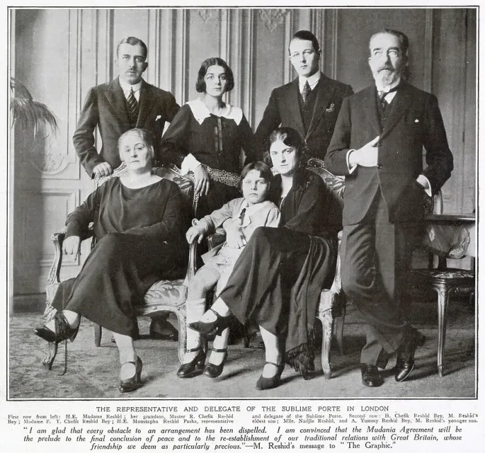 Framed Print : Turkish Ambassador and family