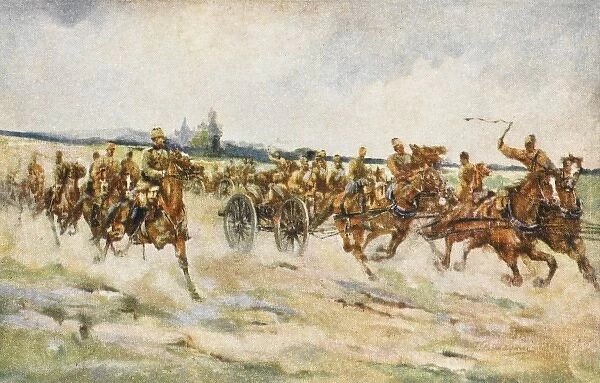 Turkish Artillery on the move