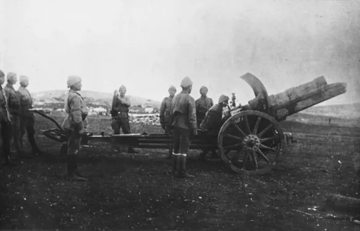 Framed Print : Turkish artillery WWI Framed Print : Turkish artillery WWI