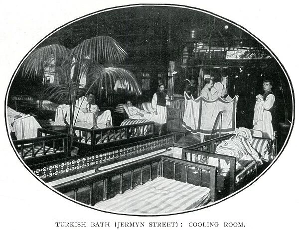 Turkish bath, cooling room 1900