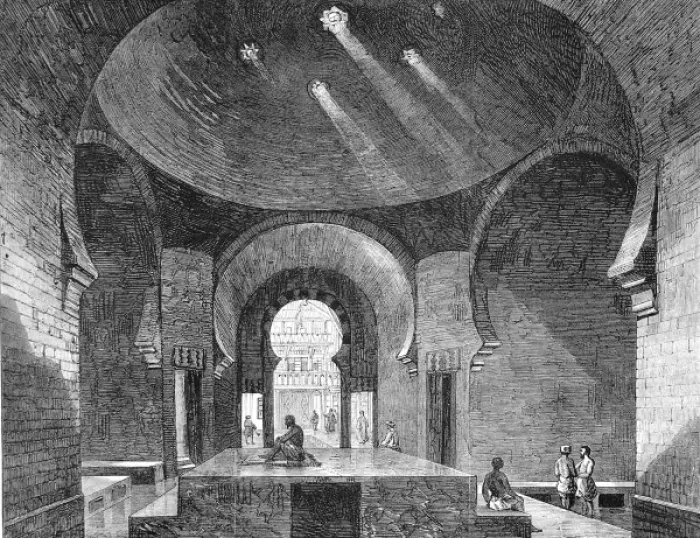 Framed Print : Turkish Baths, Jermyn Street, London, 1862 Framed Print : Turkish Baths, Jermyn Street, London, 1862