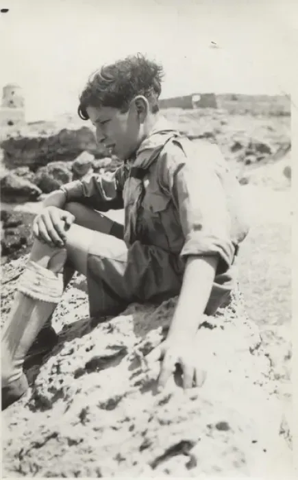 Framed Print : Turkish boy scout, Cyprus Framed Print : Turkish boy scout, Cyprus