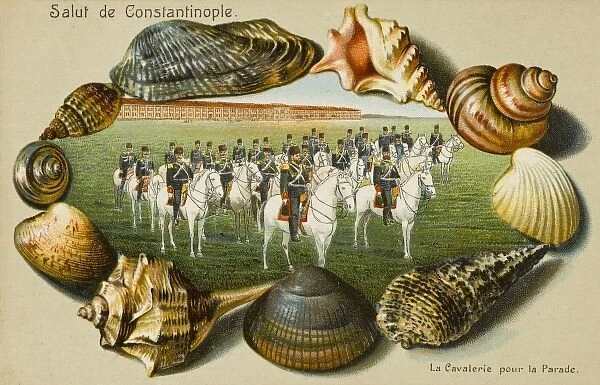 Turkish Cavalry - Constantinople - on Parade