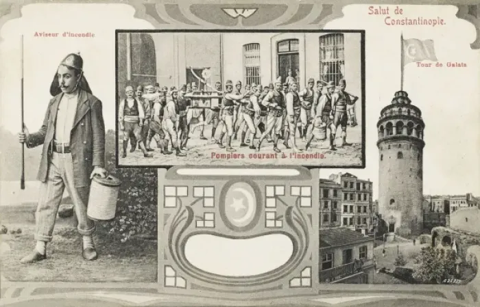 Framed Print : Turkish Firemen - Constantinople Framed Print : Turkish Firemen - Constantinople