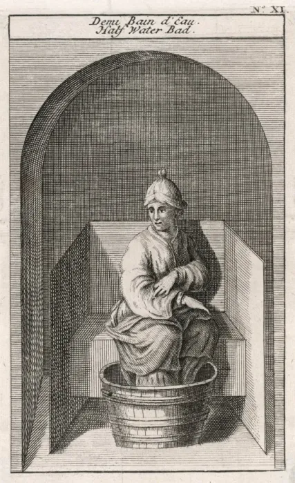 Framed Print : Turkish Foot Bath 1737 Framed Print : Turkish Foot Bath 1737