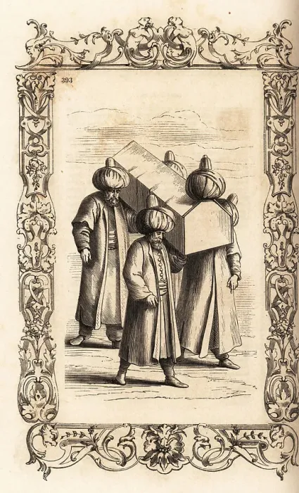 Framed Print : Turkish funeral rites, Ottoman Empire, 16th century Framed Print : Turkish funeral rites, Ottoman Empire, 16th century