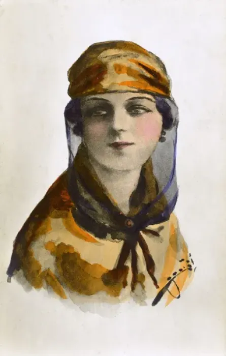 Framed Print : Turkish girl - 1920s - Liberation in Dress Framed Print : Turkish girl - 1920s - Liberation in Dress