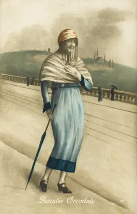 Framed Print : Turkish girl on a bridge over the Golden Horn Framed Print : Turkish girl on a bridge over the Golden Horn