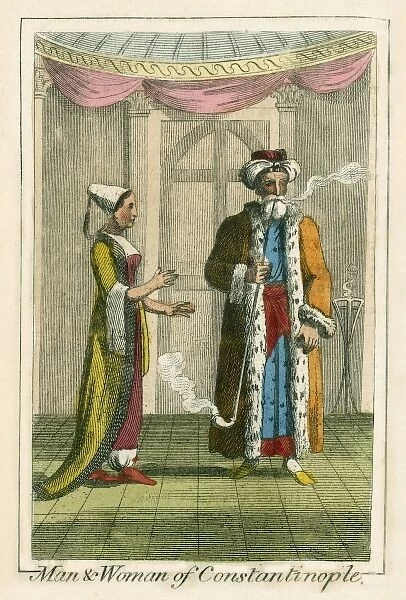 Turkish Man and Woman from Constantinople