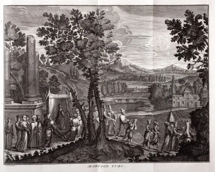 Framed Print : A Turkish marriage procession Framed Print : A Turkish marriage procession