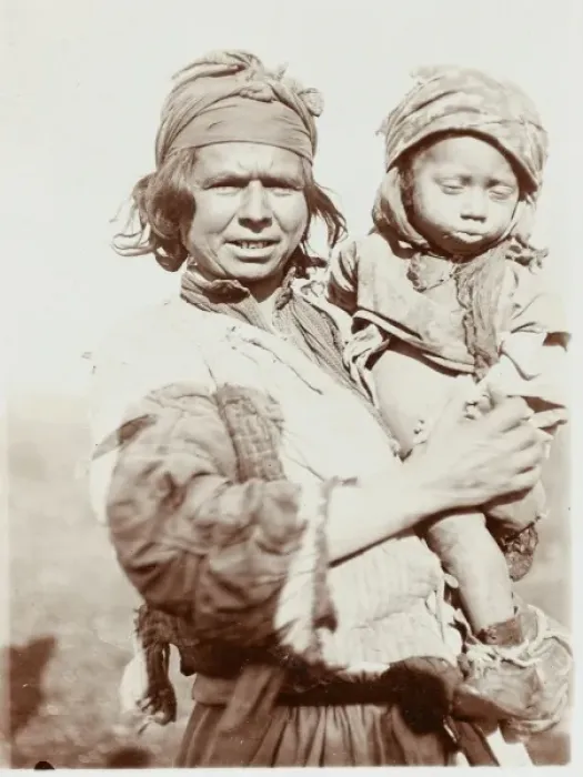 Framed Print : Turkish Mother and young child Framed Print : Turkish Mother and young child