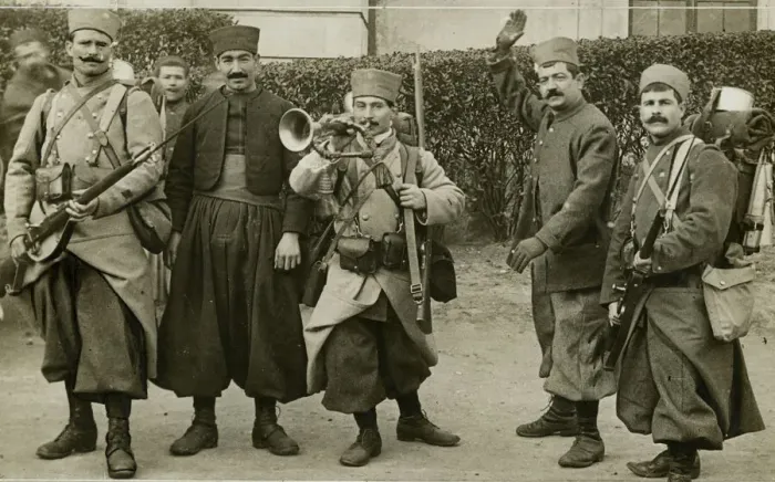 Framed Print : Turkish troops during WW1 Framed Print : Turkish troops during WW1