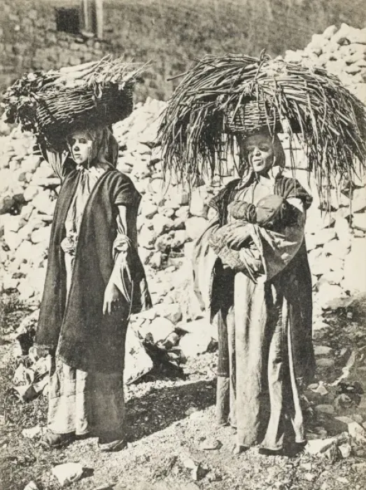 Framed Print : Turkish Woman carrying vegetables Framed Print : Turkish Woman carrying vegetables