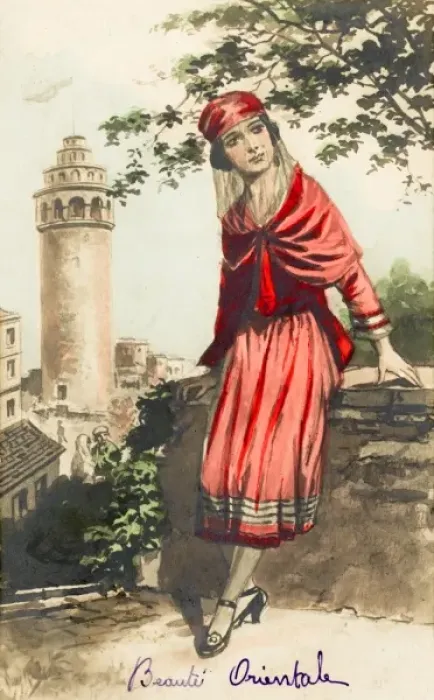 Framed Print : Turkish woman - modern style Framed Print : Turkish woman - modern style