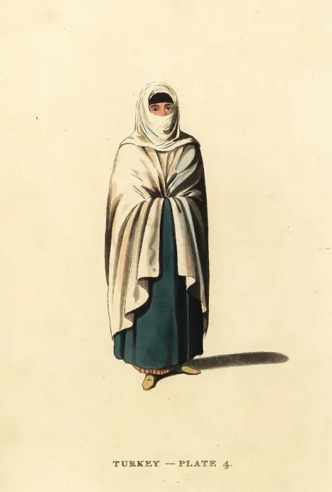Framed Print : Turkish woman in provincial dress Framed Print : Turkish woman in provincial dress