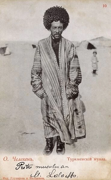 Turkman Mullah at Hazar, Turkemistan