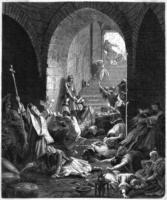 Framed Print : Turks Take Missolonghi Framed Print : Turks Take Missolonghi
