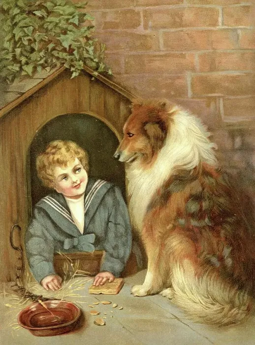 Framed Print : Turned Out, or In the Dog House Framed Print : Turned Out, or In the Dog House