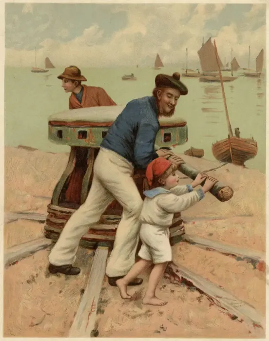 Framed Print : TURNING THE CAPSTAN Framed Print : TURNING THE CAPSTAN