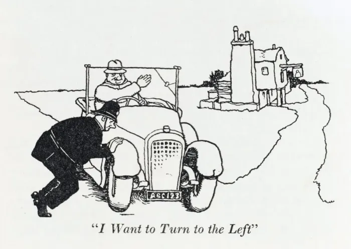 Framed Print : Turning left / W H Robinson Framed Print : Turning left / W H Robinson