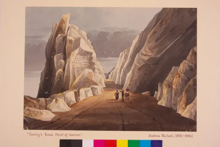 Framed Print : Turnlys Road, Point of Garron