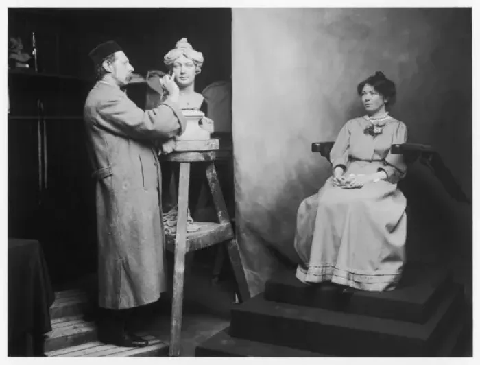Framed Print : Tussaud Museum Pankhurst Framed Print : Tussaud Museum Pankhurst