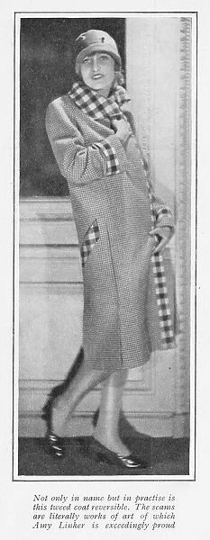 A tweed coat from Amy Linker, Paris, 1926